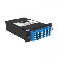 Кассета кроссовая NTSS PREMIUM 2 разъема MTP/АPC (male) 9/125, на 24 LC/UPС (6 QLC/UPC), полярность А, черный