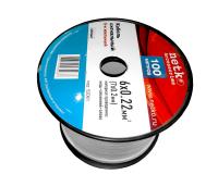 Кабель сигнальный, неэкранированный 6*0.22мм2 (7*0.2мм) 100м, луженый омедненный алюминий, пластиковая катушка, белый NETKO Optima