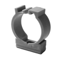 Держатель с фиксатором D32 мм, серый