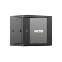 изображениеШкаф настенный телекоммуникационный NTSS W 12U 600х600х635мм, 2 профиля 19, дверь стеклянная, боковые стенки съемные, задняя стенка, разобранный, черный RAL 9005