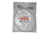 Патч-корд UTP4 cat 5е, 0,5м, ВС, LSZH, серый, литой коннектор NETKO Optima изображение