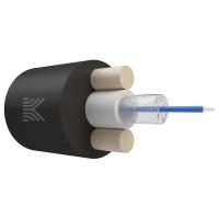 Дроп-кабель круглый, с центральной трубкой, усилен стеклопрутками, 2 волокна, SM 9/125, G.657.A1, полиэтилен, 1 кН от ооо комтел 