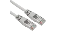 02-0110-03 REXANT Патч-корд F/UTP, CAT 5e, RJ45-RJ45, 26AWG, LSZH, серый, 0,3м