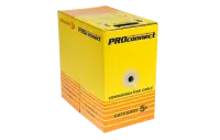 01-0048-3 Кабель витая пара PROconnect LIGHT UTP 4PR 26AWG, CCA, CAT5, PVC серый, бухта 305 м