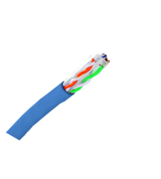 картинка 19c-u6-12bu-b305 кабель категории 6, u/utp, 4 пары, 23 awg, нг(a)-hf, внутренней прокладки, синий, коробка 305 м