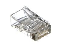 Коннектор RJ45 (8p8c) cat.5е, для одножильного и многожильного кабеля (нож с 2-мя зубцами), 100шт, NETKO Optima