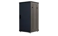 Шкаф телекоммуникационный напольный 19", 24U(600x1000), ШТ-НП-М-24U-600-1000-М-Ч, передняя дверь металл, черный ССД