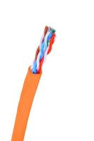картинка кабель категории 5e, u/utp, 4 пары, 24 awg, нг(a)-hf, внутренней прокладки, оранжевый, коробка 305 м