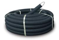 Труба гофрированная 32мм FRHF с зондом легкая 50м черная