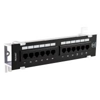 Панель коммутационная настенная, 12 портов, UTP, RJ-45, CAT 5e REXANT