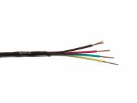 Кабель Телефонный 4с, CU, 100м, плоский, черный NETKO Optima