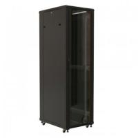 изображениеHyperline TTB-4284-AS-RAL9004 Шкаф напольный 19-дюймовый, 42U, 2055x800х450 мм (ВхШхГ), передняя стеклянная дверь со стальными перфорированными боковинами, задняя дверь сплошная, ручка с замком, крыша нового типа, цвет черный (RAL 9004) (разобранный)