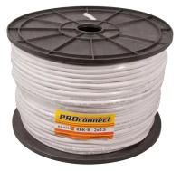 Кабель КВК-В-2+2x0,50 мм² (Cu/Cu) белый, 200 м, PROconnect