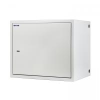 изображениеШкаф настенный антивандальный распашной NTSS WAR 8U 550×400мм, 2 профиля 19, сварной, серый RAL 7035