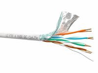 картинка кабель lc ftp4 cat.5е, одножильный, экранированный, 305м, cu, нг(а)-hf lszh - малодымный, не содержащий галогенов, серый