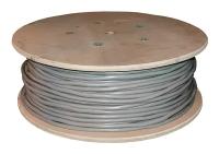 картинка кабель внутренний медный витая пара f/utp, cat 5, pvc, 10pr, 24awg, solid, серый, 305м, рф rexant