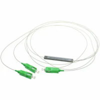 КТ-PLC-1х2-SCA-1.5 | Разветвитель оптический (сплиттер) 1х2-SC/APC-SM/0,9 -1,5 м