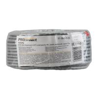 картинка кабель витая пара омедненный, u/utp, cca, cat 5e, pvc, 4pr, 24awg, indoor, solid, серый, 25м proconnect