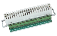 120902-00130 | Плинт ПВТ 2/10 типа LSA-PLUS, дополнительная винтовая клемма, размыкаемые контакты