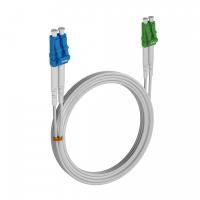 Шнур оптический NTSS dpc LC/UPC-LC/APC 9/125 G.657A2 3.0мм 15м LSZH (патч-корд)