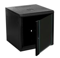 изображениеC126045BWTWOF | Шкаф телекоммуникационный 19 дюймов 12U 600х450мм настенный черный