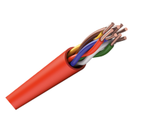 Кабель КПСТТнг(A)-HF 2x2x0,50 ТУ 3581-004-53930360-2010 красный