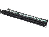 изображениеПатч-панель UTP, 19", 48 портов RJ45, cat.5е, 1U, Krone Type, компактная, "L"