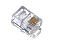 Коннектор RJ9 (4p4c), для телефонных трубок (нож с 2-мя зубцами), 100шт., NETKO Optima