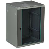 изображениеC156050GWTWOF | Шкаф телекоммуникационный 19 дюймов 15U 600x500мм настенный серый