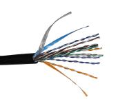 картинка кабель utp10 cat.5e, 305м, 24 awg, наружный, черный
