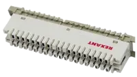 04-0102 Плинт 10 pin размыкаемый, маркировка 0-9 (монтаж на рейку)  REXANT