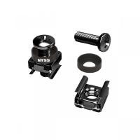 изображениеКомплект крепежа NTSS винт+шайба+гайка M6x16 черный 50шт