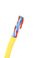 картинка кабель категории 5e, u/utp, 4 пары, 24 awg, нг(a)-hf, внутренней прокладки, желтый, коробка 305 м