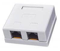 Розетка 2хRJ-45 8P8C