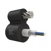 Оптический кабель с центральной трубкой и выносным силовым элементом из стального троса, SM 9/125, G.657.A1, 24 волокна, полиэтилен, 12 кН от ооо комтел 