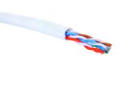 картинка кабель категории 5e, u/utp, 4 пары, 24 awg, пвх нг(a)-ls, внутренней прокладки, белый, коробка 305 м