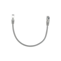 Патч-корд F/UTP, CAT 6, RJ45-RJ45, 26AWG, LSZH, серый, 0,3м REXANT
