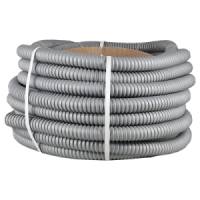 Металлорукав в ПВХ-изоляции негорючий 38 мм серый (20м)