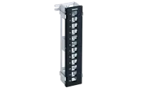 37788 Hyperline PPWBL-12 Модульная настенная патч-панель на 12 портов, для модулей Keystone Jack, с подставкой