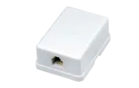 03-0001-4 Телефонная розетка 1 гн. RJ-11(6P-2C), внешняя (50 шт/уп)  PROconnect