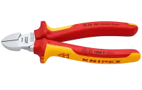 KN-7006160	Бокорезы VDE, 160 мм, хром, 2-комп диэлектрические ручки