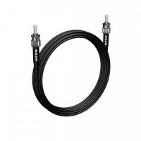 Шнур оптический NTSS SPC ST/UPC-ST/UPC 9/125 G657.A2 2.0мм 6м, черный LSZH (патч-корд)