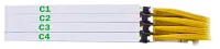Блок кроссовый 4 модуля П КБ4-96SC-96SC/SM-96SC/UPC ССД ВОКС-ФП-СТ
