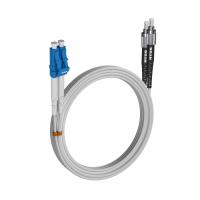 Шнур оптический NTSS dpc LC/UPC-FC/UPC 9/125 G.657A2 3.0мм 25м LSZH (патч-корд)