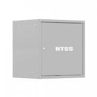 изображениеШкаф настенный телекоммуникационный NTSS LIME 9U 550х600х500мм, 2 профиля 19, дверь сплошная металл, боковые стенки несъемные, разобранный, серый RAL 7035