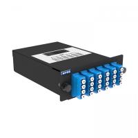 Кассета кроссовая NTSS PREMIUM 1 разъем MTP/АPC (male) 9/125, на 24 LC/UPС (6QLC/UPC), полярность А, черный