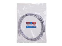 Патч-корд UTP4 cat.6, 3.0м, литой коннектор, серый, Netko CKC