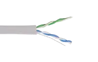LC1-C5E02-111 ITK Кабель связи витая пара U/UTP, кат.5E 2х2х24AWG solid, PVC, 500м, серый