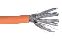 LC1-C6A04-622 Кабель связи витая пара S/FTP, кат.6A 4х2х23AWG solid, LSZH, 305м, зеленый