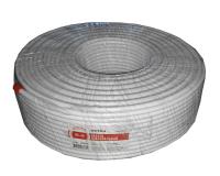 Кабель коаксиальный RG-6U, 75 Ом (CCS, оплетка 32 нити AL), белый (100м) NETKO Optima